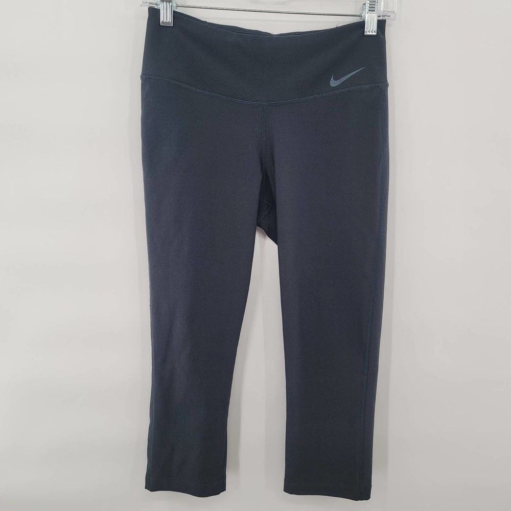 Nike Dri-Fit Cropped Leggings Size S Active - Picture 2 of 7